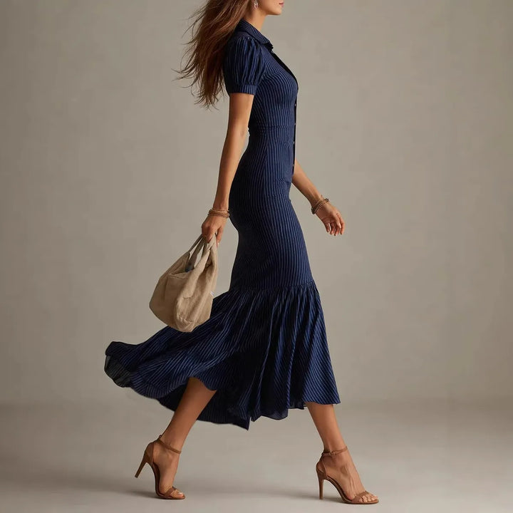 Renata Button Front Shirt Dress