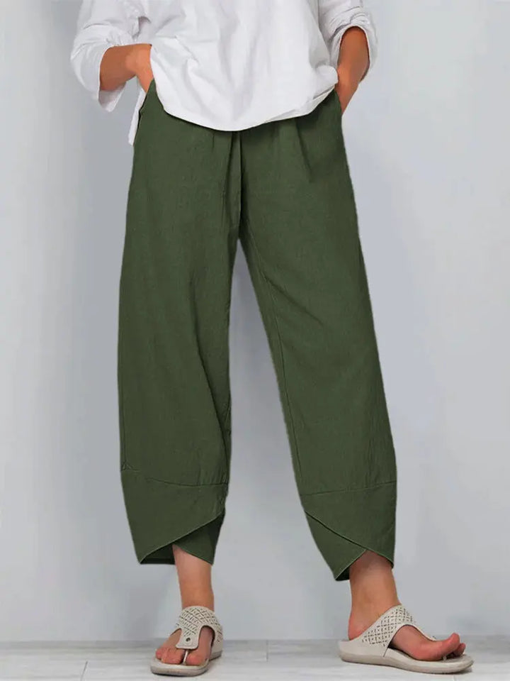 Madison Cotton Linen Harem Pants