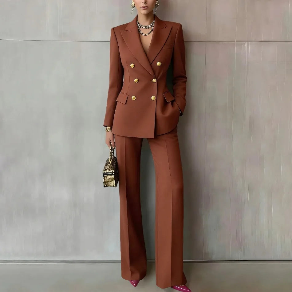 Ophelia Double Breasted Blazer Set