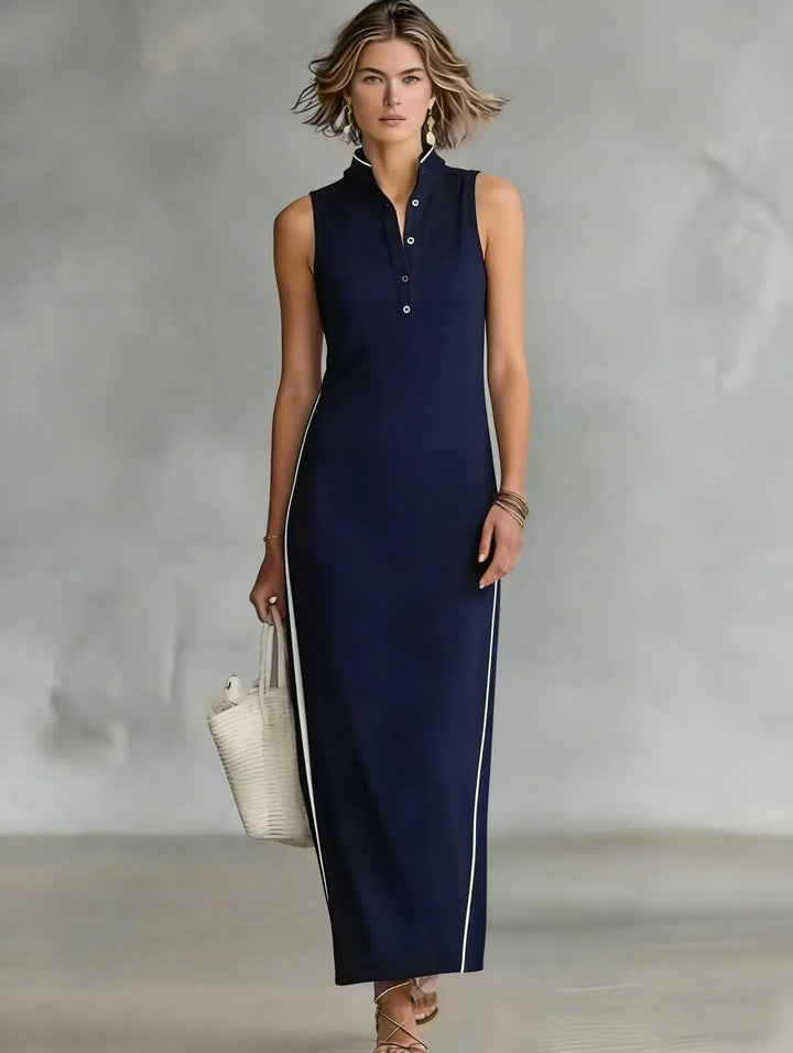 Amaris Sophisticated Minimalist Long Dress