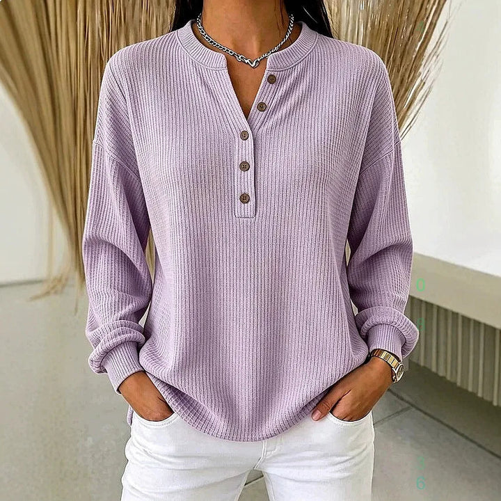 Harlowe Button Placket Henley