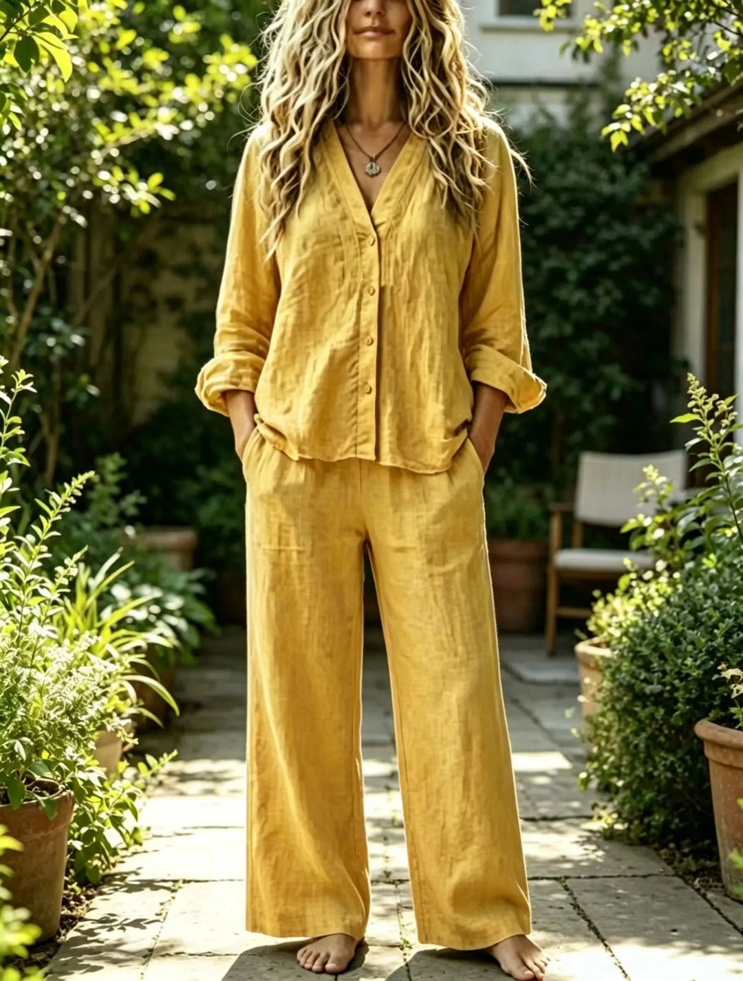 Soraya Relaxed Summer Two-Piece Set