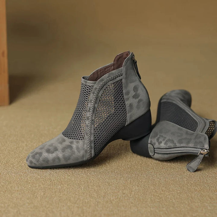 Kaylyn Leather Ankle Boots