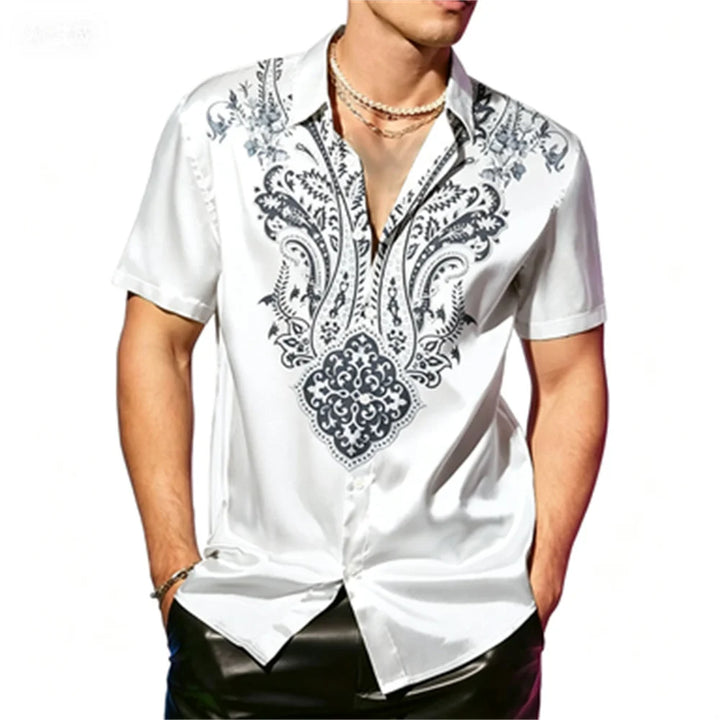 Henderson Relaxed Fit Paisley Button Shirt