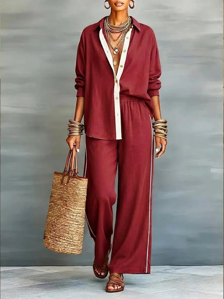Cassie Summer Linen Co-Ord Set