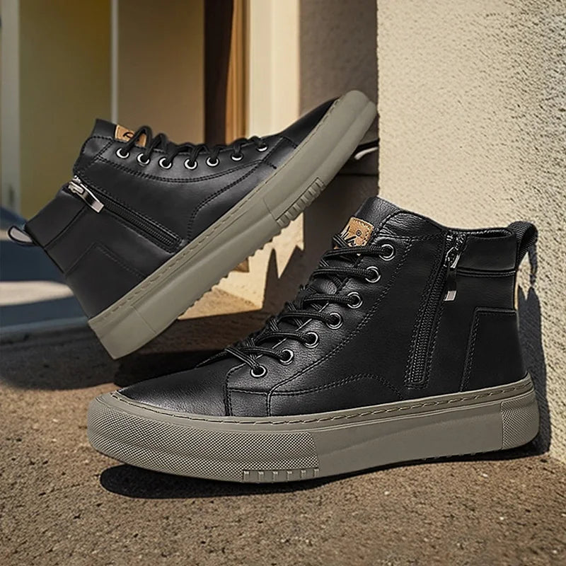 Valerio Leather Sneakers