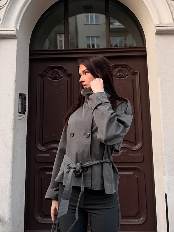Genevra Double Breasted Trench
