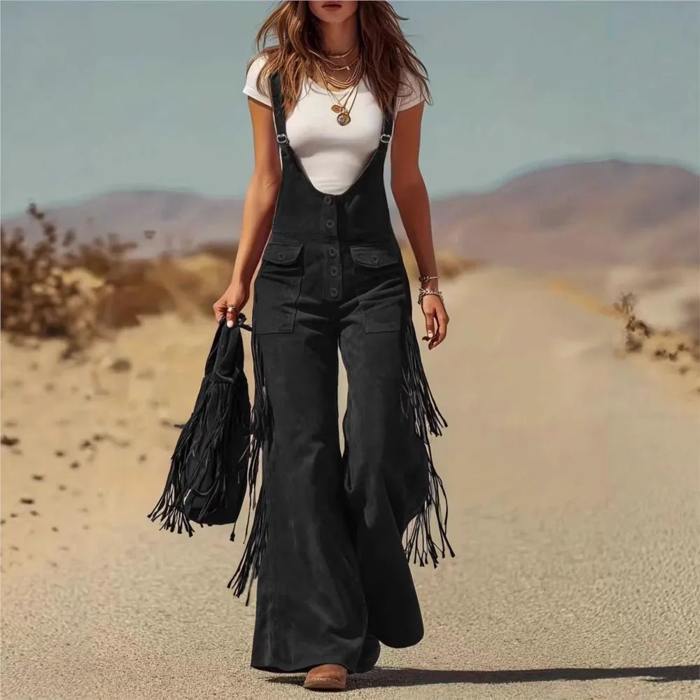 Amara Adjustable Fit Tassel Jumpsuit