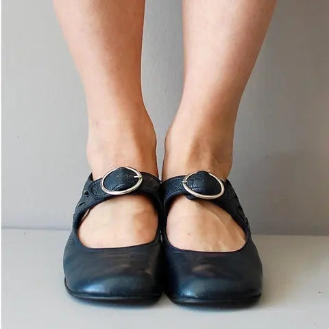 Rosalie Orthopedic Mary Jane Buckle Shoes