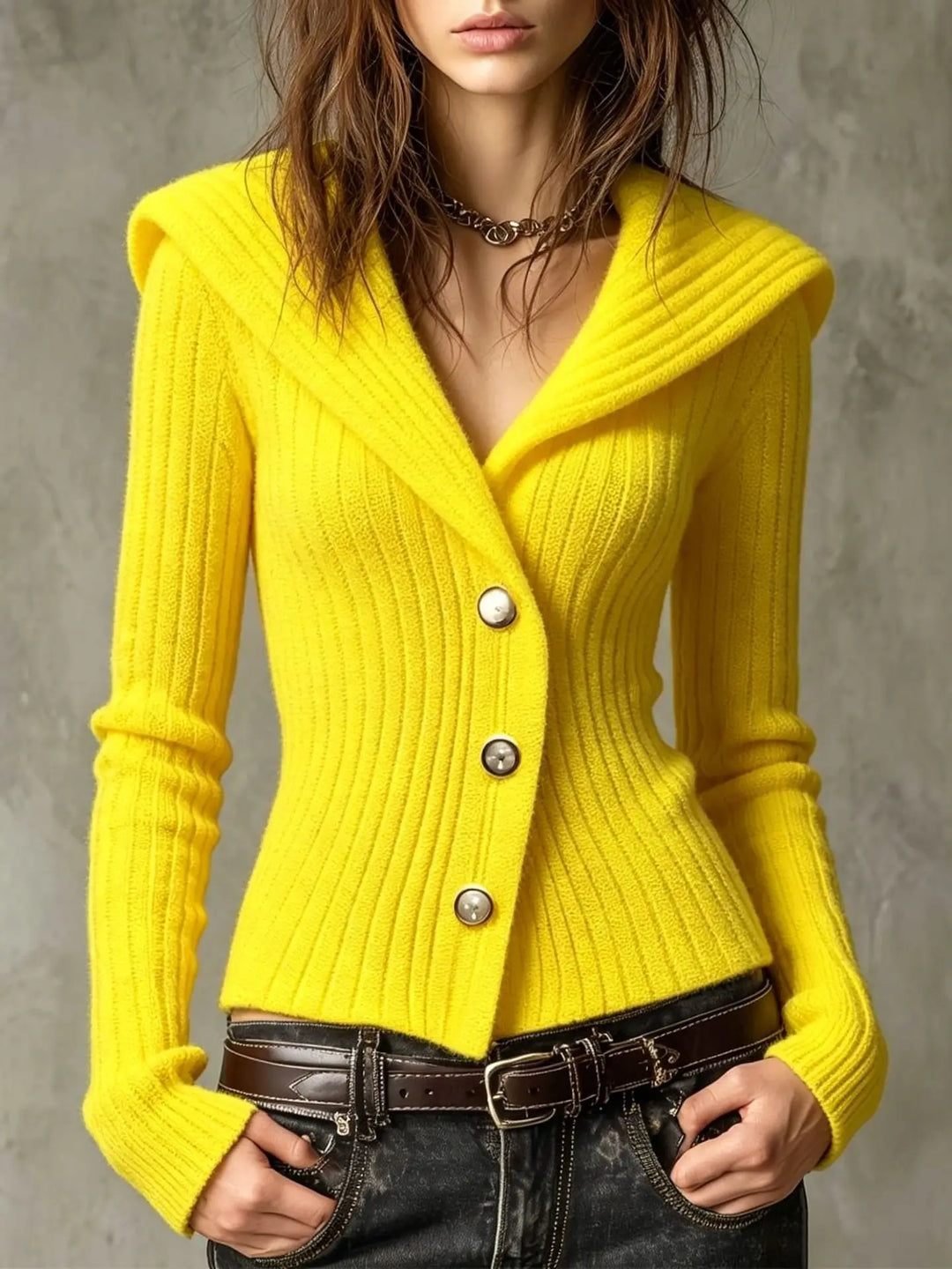 Sadona Ribbed Button Cardigan
