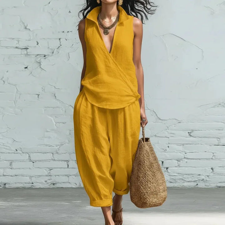 Cornelia Summer Linen Matching Set