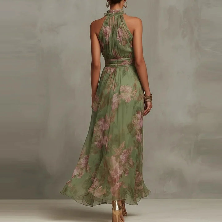 Heather Floral Maxi Wedding Guest Dress