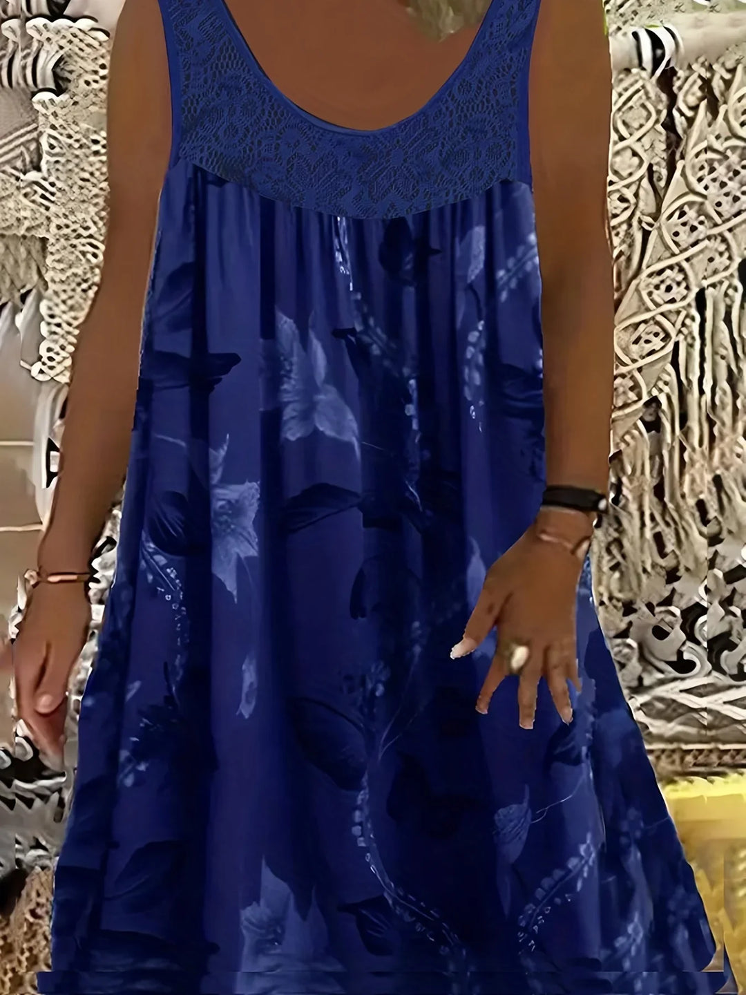 Daniela Casual Floral Midi Dress