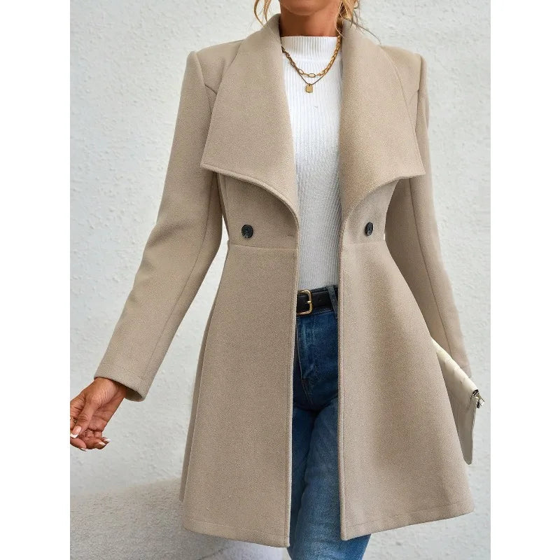 Fenley Waterfall Collar Coat