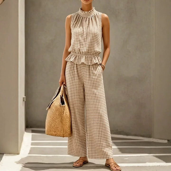 Paloma Gingham Two Piece Set