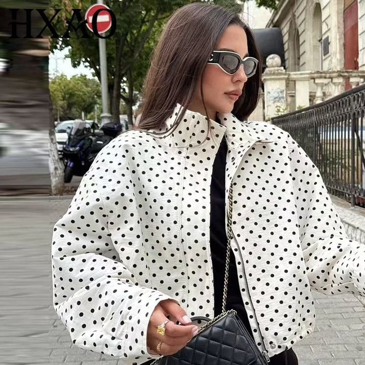 Darlene Cropped Bomber Jacket