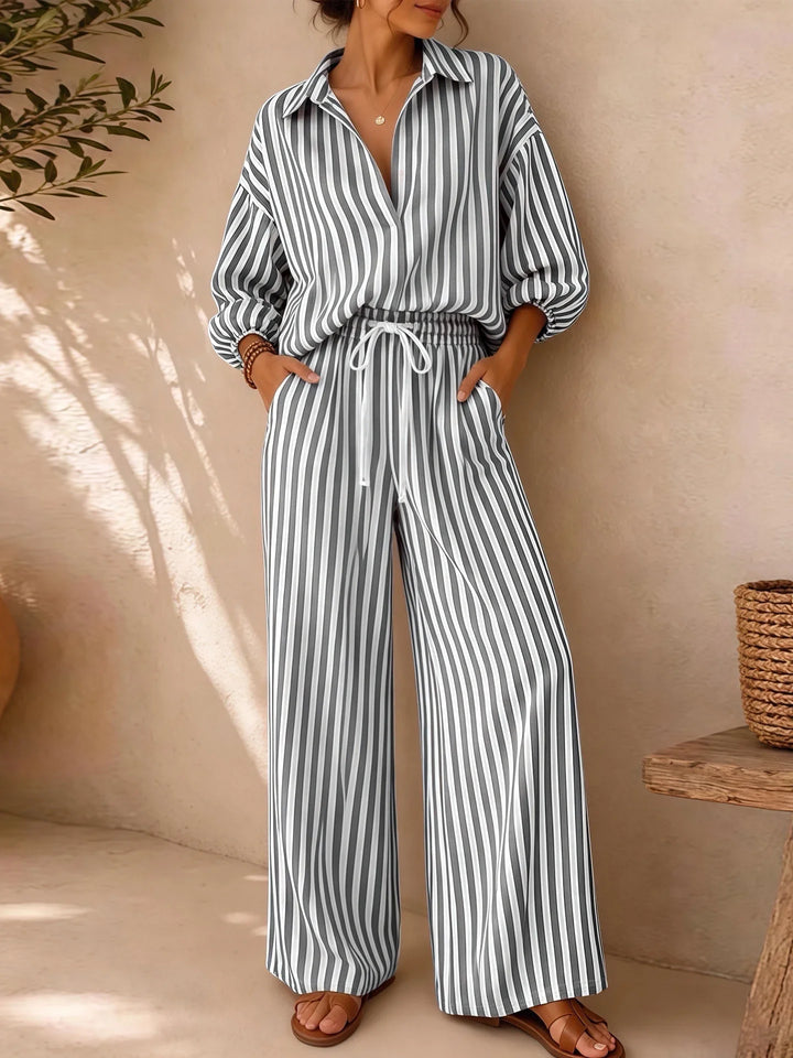 Shayla Striped Two-Piece Set