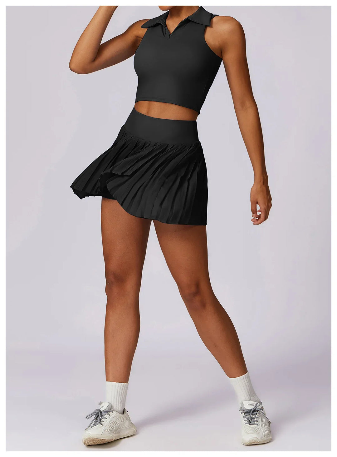 Cassie Pleated Tennis Skirt Set