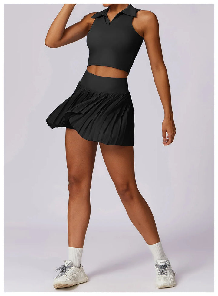 Cassie Pleated Tennis Skirt Set