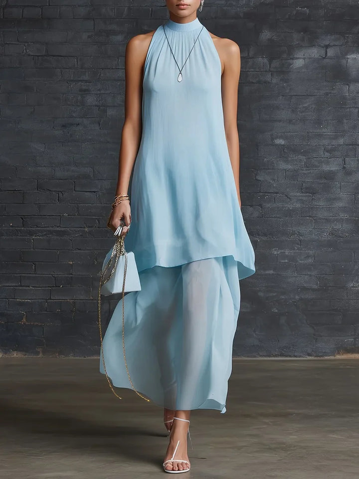 Soriana Elegant Layered Chiffon Wedding Guest Dress
