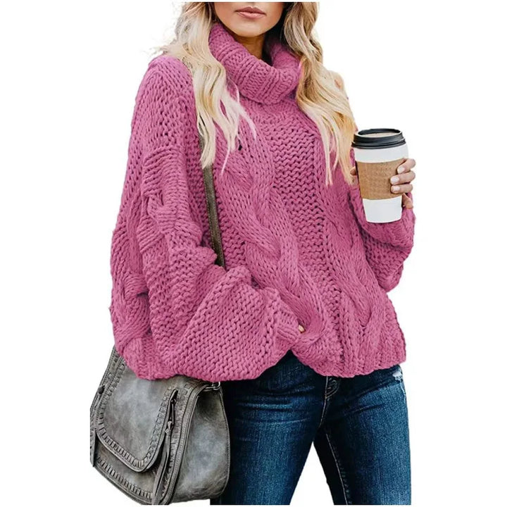 Ivy Cable Knit Turtleneck Sweater