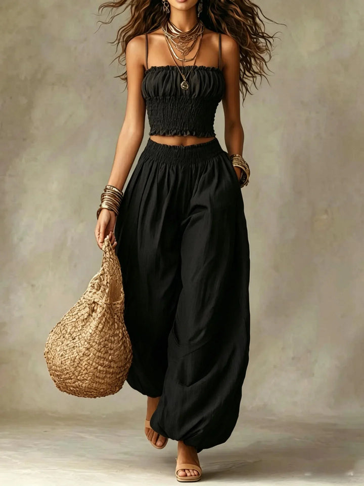 Mila Wide Leg Two-Piece Set