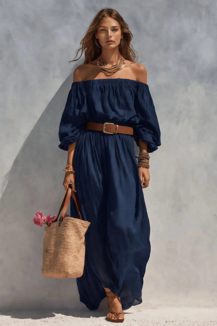 Ivy Off Shoulder Maxi Dress