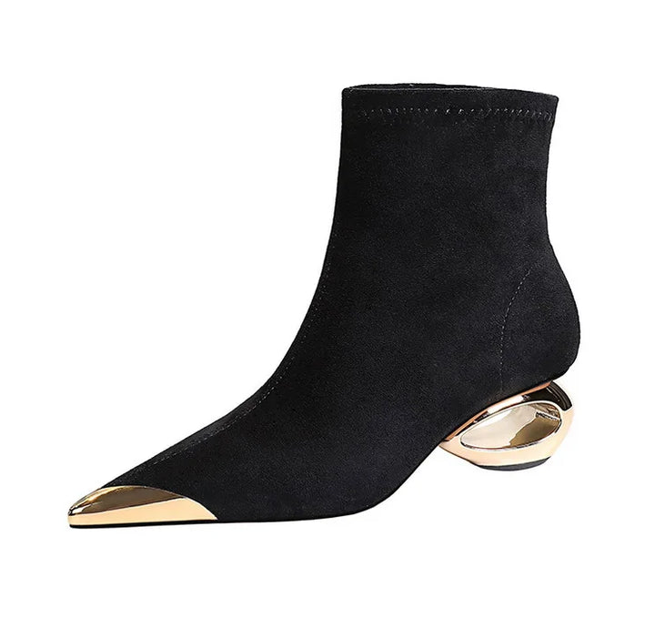 Alvina Hollow Ankle Boots