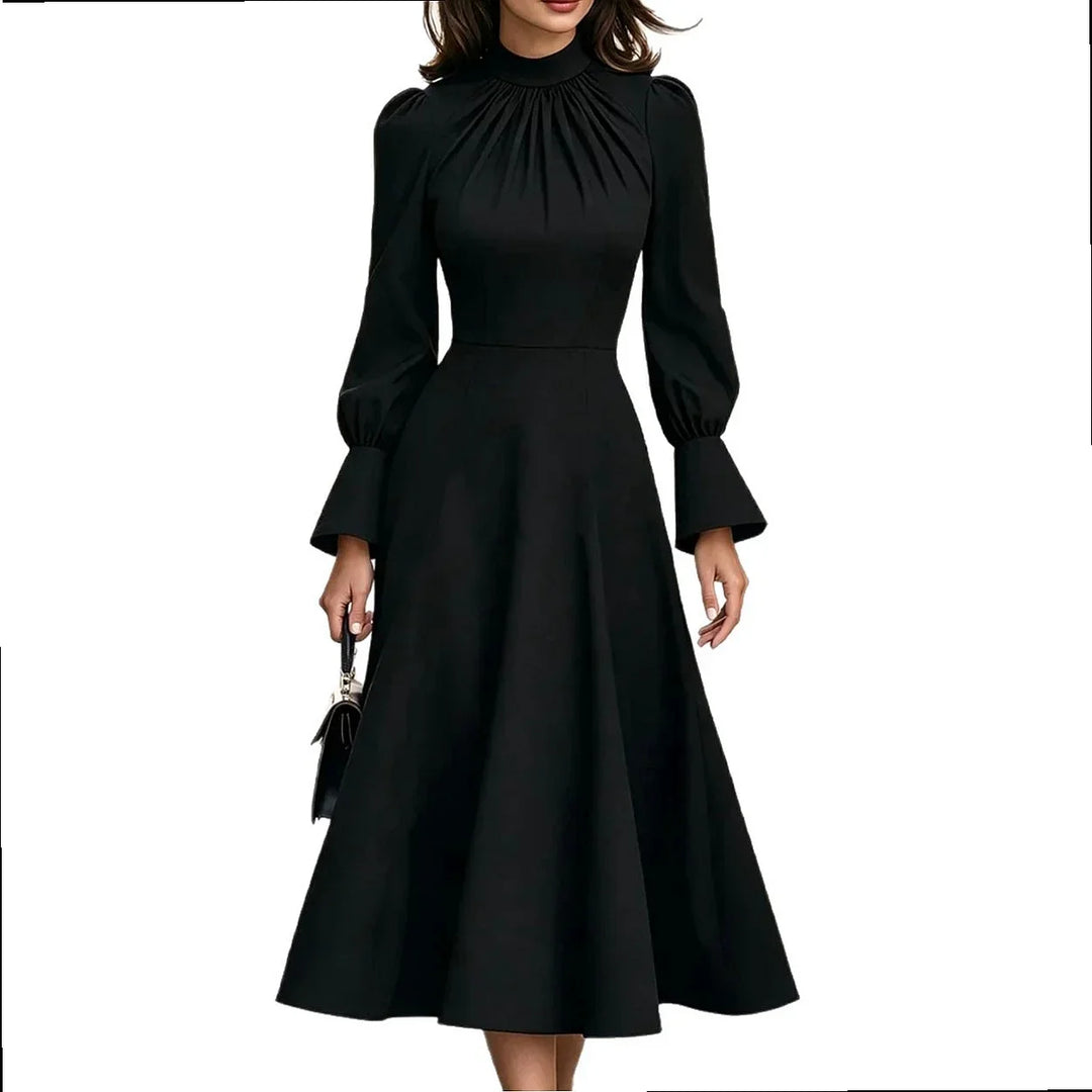 Larkspur Flared Cuff Midi Dress