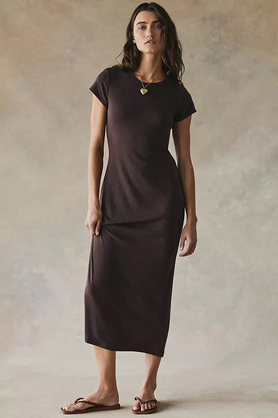 Clara Elegant Relaxed Midi Dress