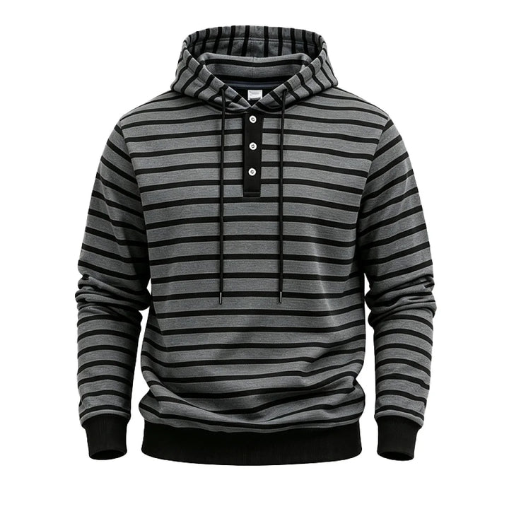 Sterling Button Placket Hoodie