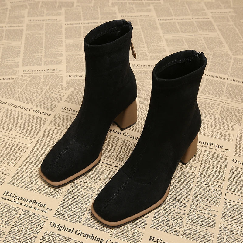 Elodia Square Toe Ankle Boot