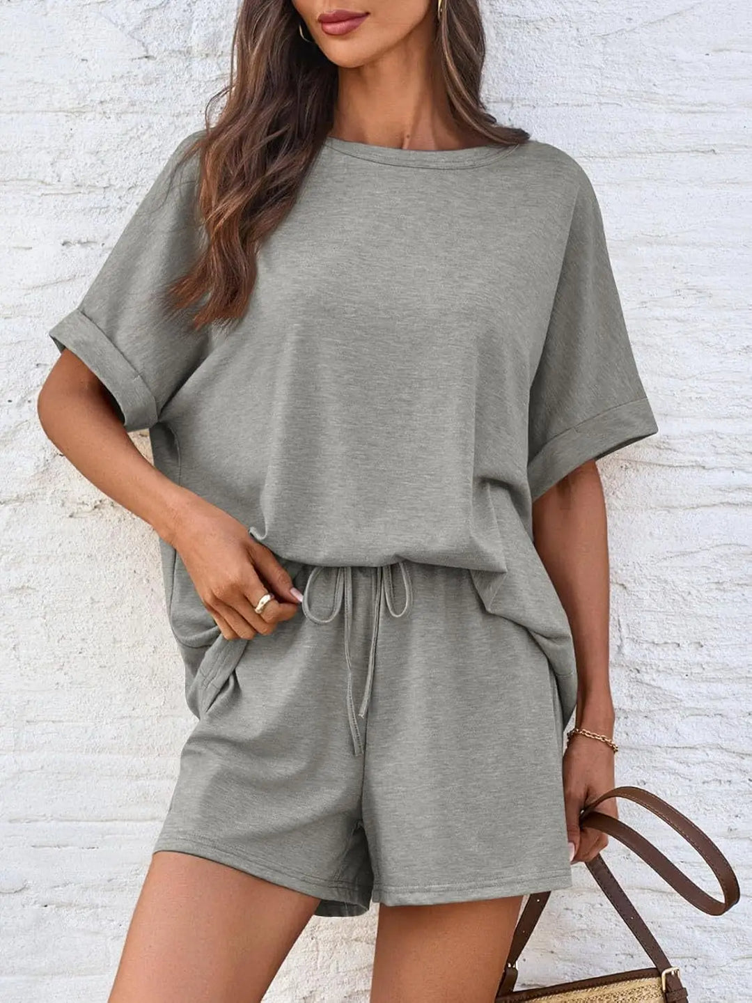 Madeline Casual Lounge Shorts Set