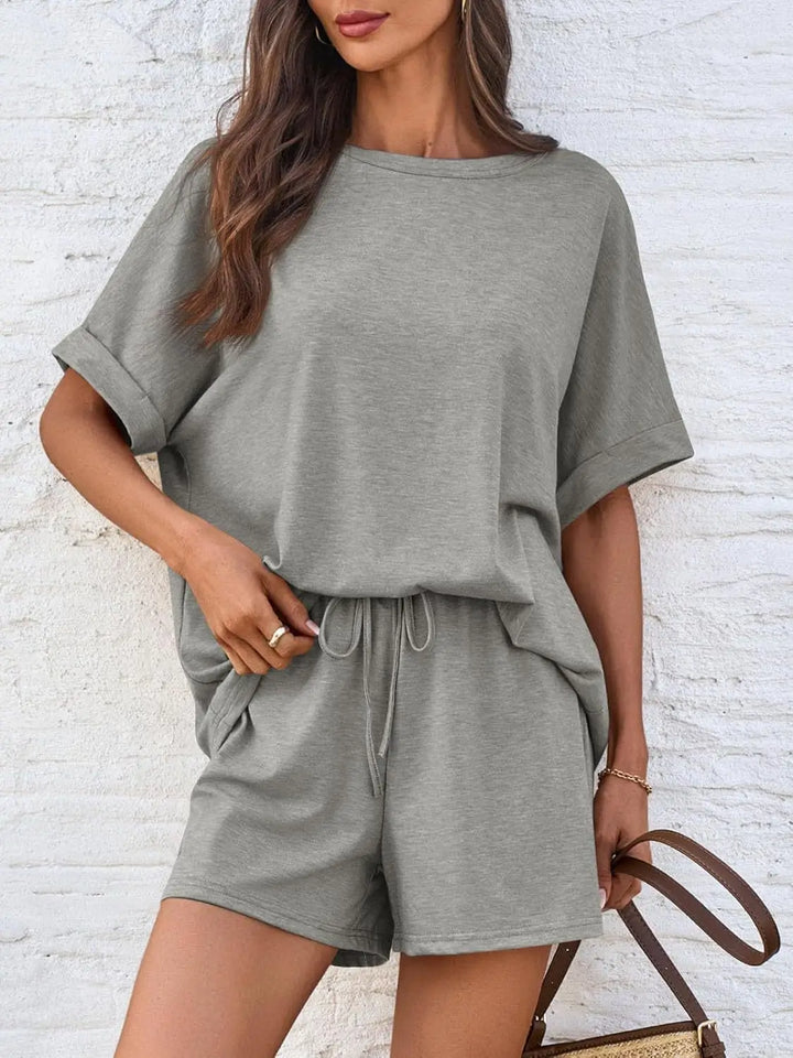 Madeline Casual Lounge Shorts Set