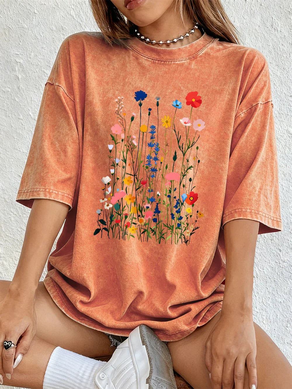 Shannon Floral Graphic T Shirt