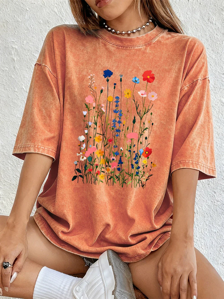 Shannon Floral Graphic T Shirt