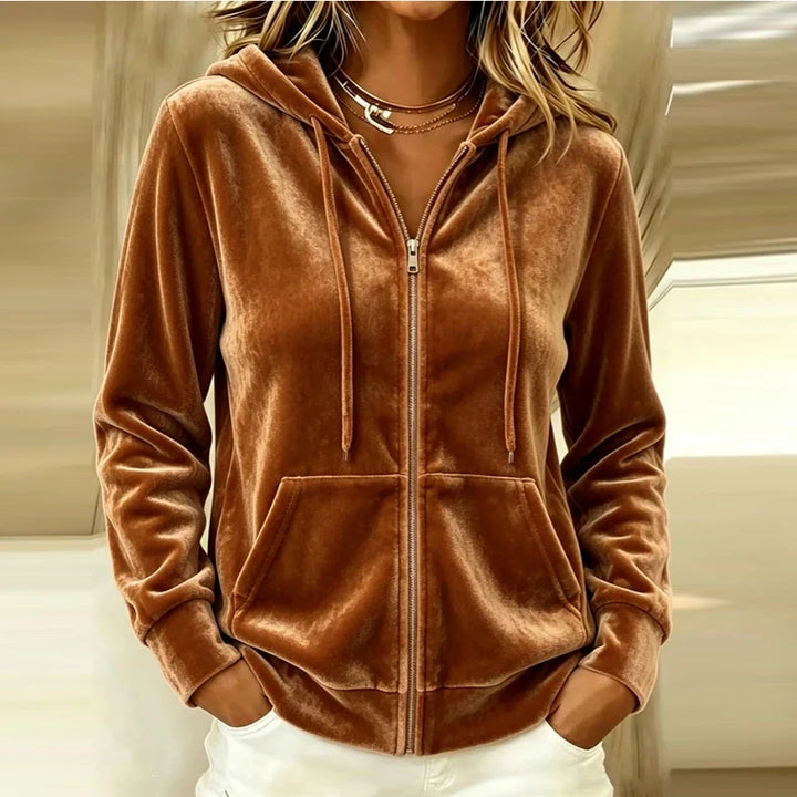Benedetta Drawstring Hood Jacket