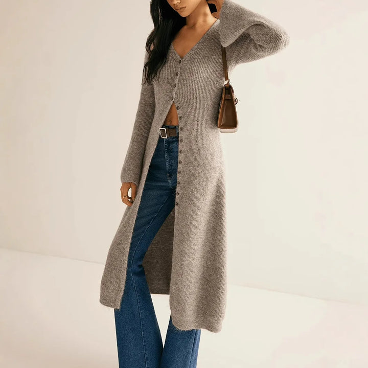 Fern Ribbed Knit Cardigan