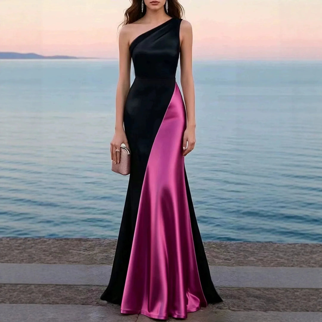 Sandra Satin Wedding Guest Dress