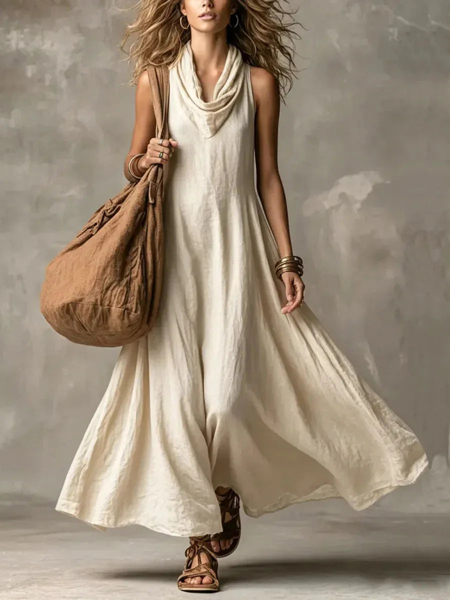 Jaylah Cowl Neck Maxi Dress