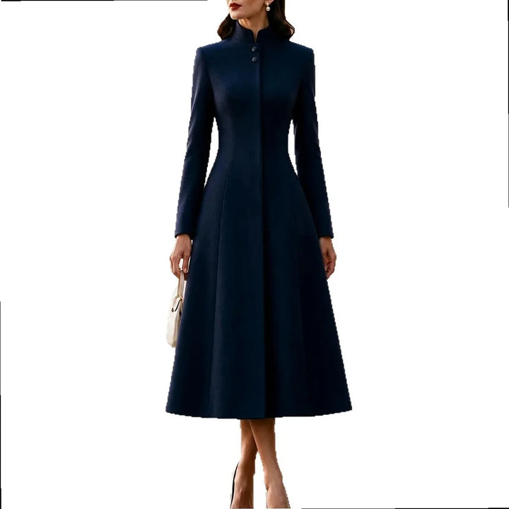 Wynne Stand Collar Coat Dress