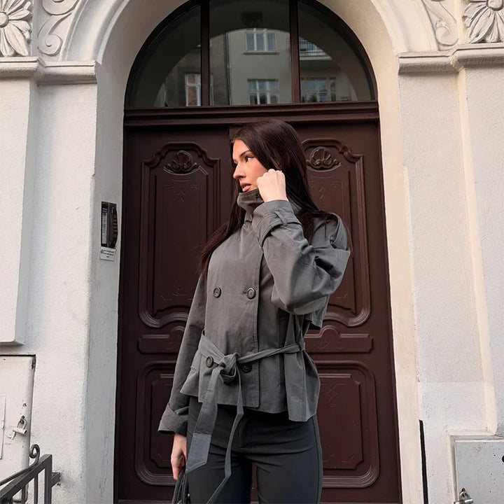 Genevra Double Breasted Trench