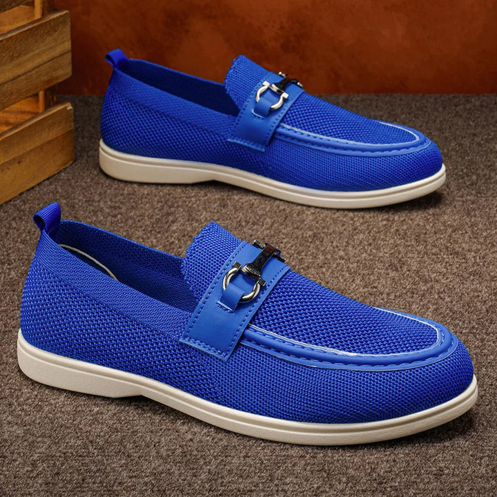 Luciano Breathable Knit Loafers
