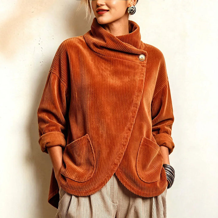 Adriane Wrap Front Jacket