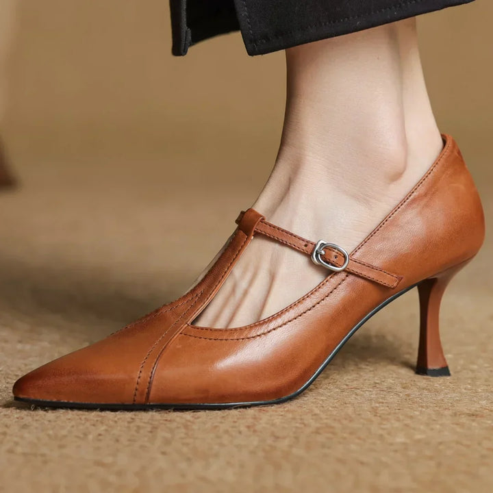 Sandra Leather Pumps