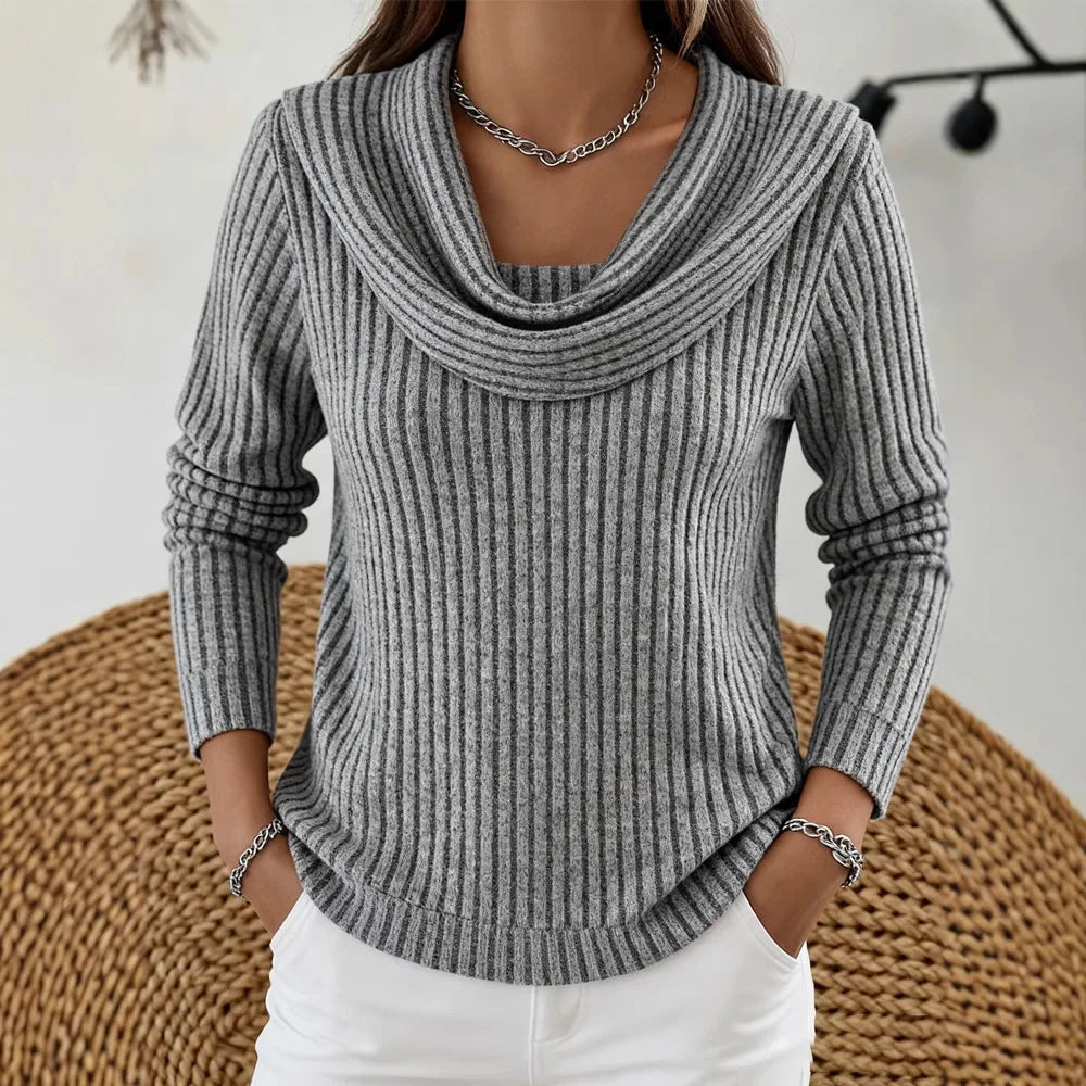 Ysolde Cowl Neck Sweater