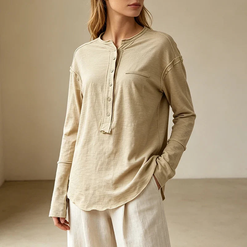 Kennedi Loose Collared Blouse