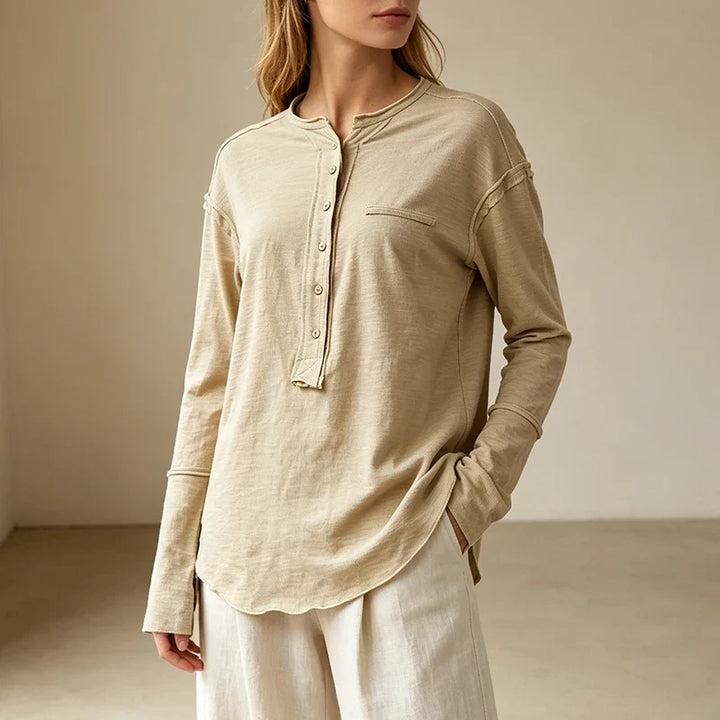 Kennedi Loose Collared Blouse