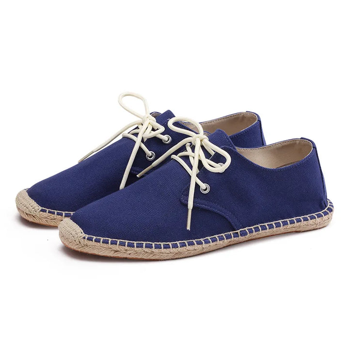 Colton Canvas Lace Up Espadrilles