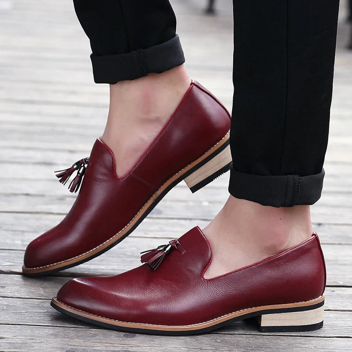 Belmont Leather Wedding Dress Loafers